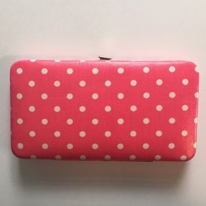 polka dot wallet